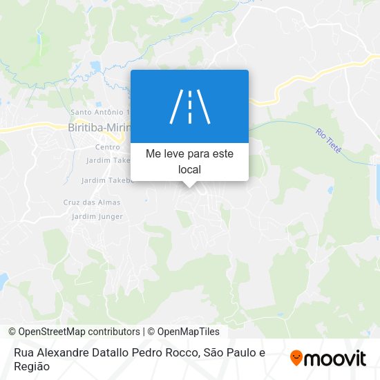 Rua Alexandre Datallo Pedro Rocco mapa