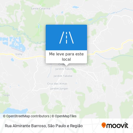 Rua Almirante Barroso mapa