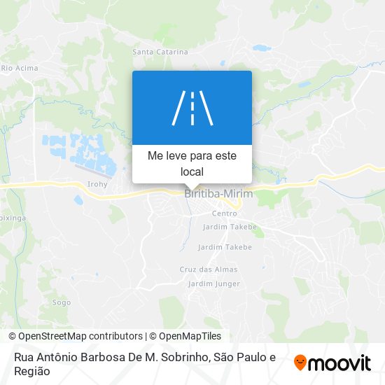 Rua Antônio Barbosa De M. Sobrinho mapa