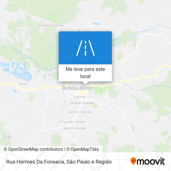 Rua Hermes Da Fonseca mapa