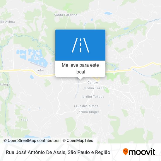 Rua José Antônio De Assis mapa