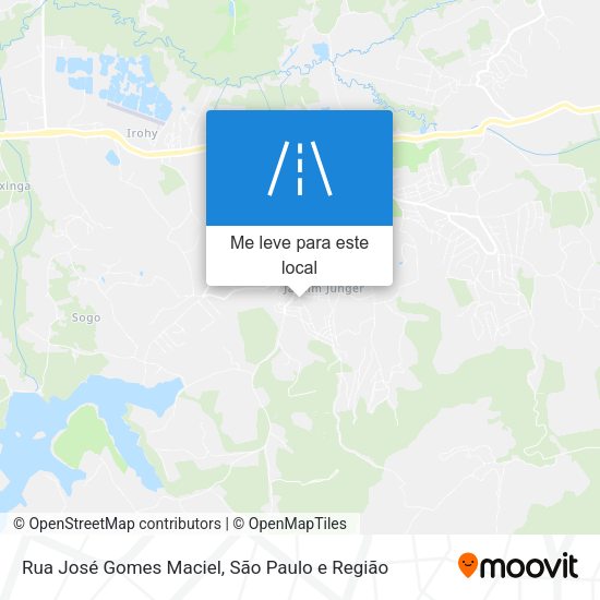 Rua José Gomes Maciel mapa