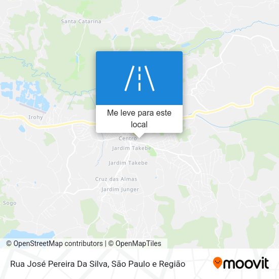 Rua José Pereira Da Silva mapa