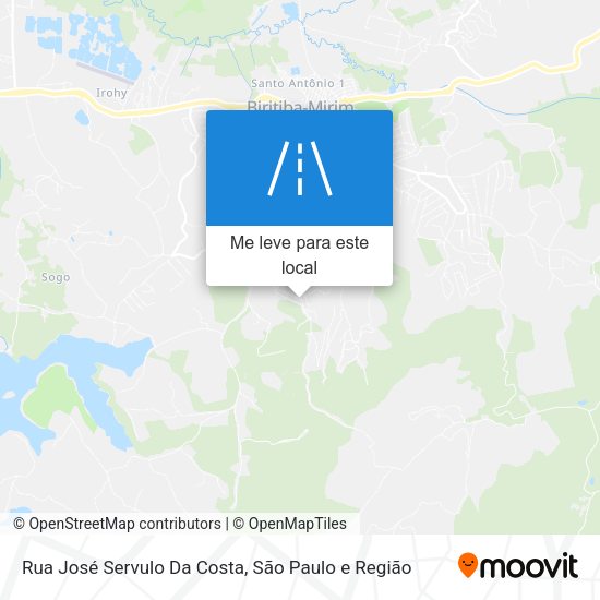 Rua José Servulo Da Costa mapa