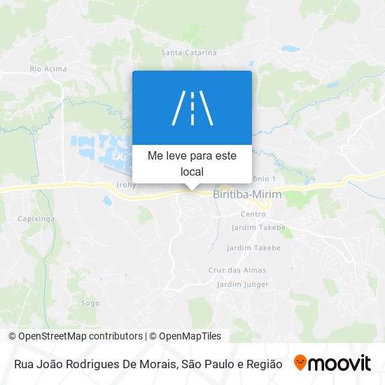 Rua João Rodrigues De Morais mapa