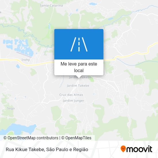 Rua Kikue Takebe mapa