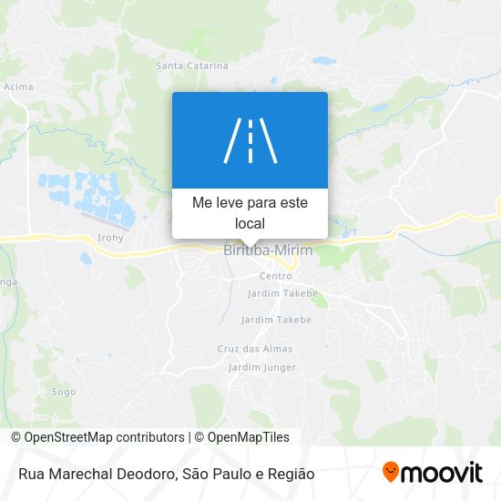Rua Marechal Deodoro mapa