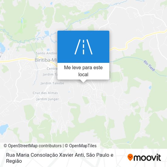 Rua Maria Consolação Xavier Anti mapa