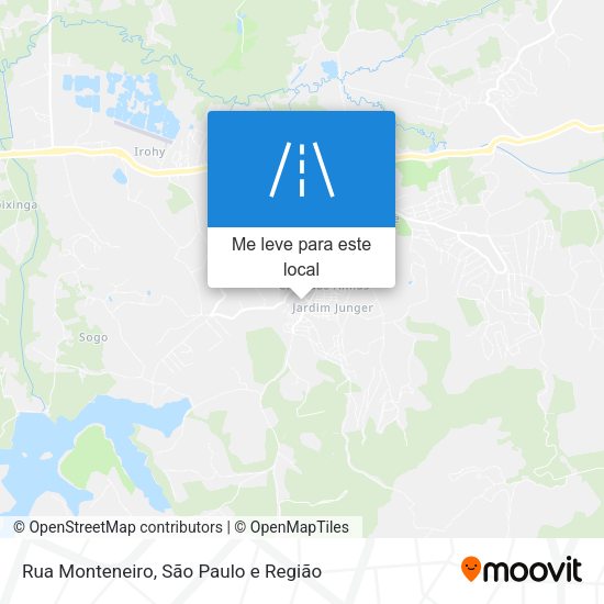 Rua Monteneiro mapa