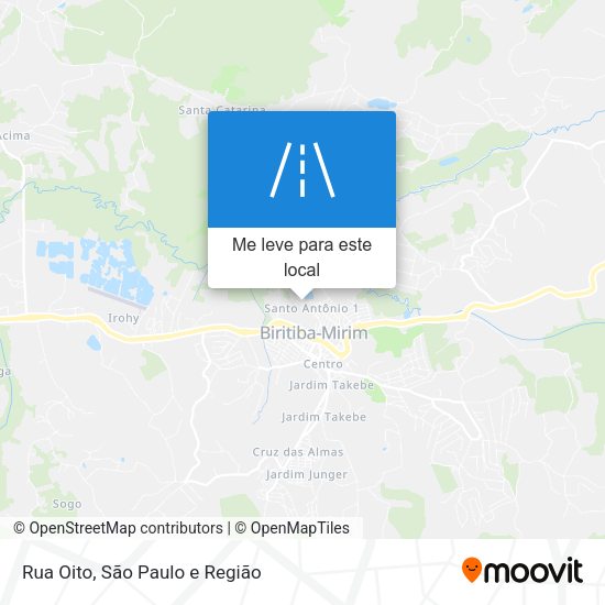 Rua Oito mapa