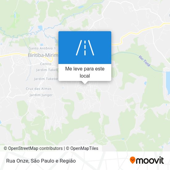 Rua Onze mapa