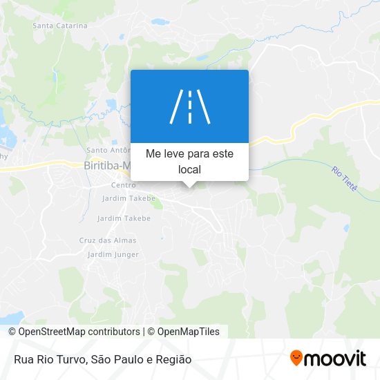 Rua Rio Turvo mapa