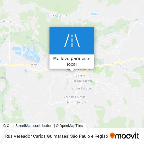 Rua Vereador Carlos Guimarães mapa