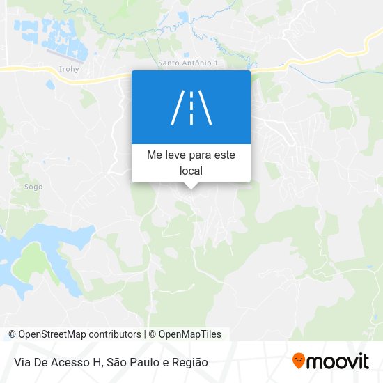 Via De Acesso H mapa