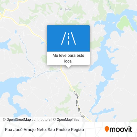 Rua José Araújo Neto mapa