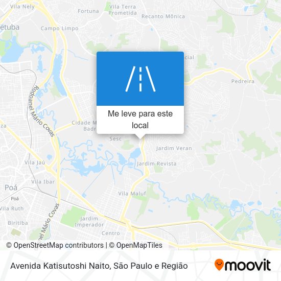 Avenida Katisutoshi Naito mapa