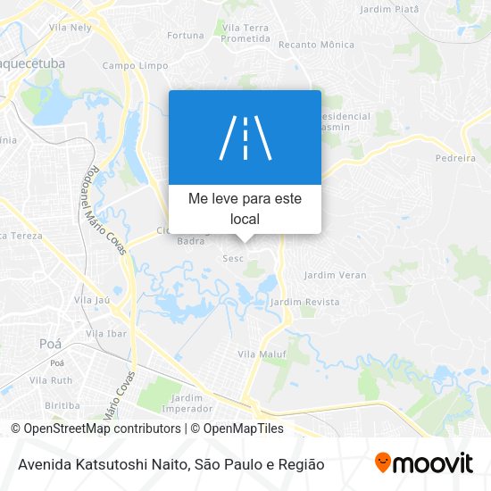 Avenida Katsutoshi Naito mapa