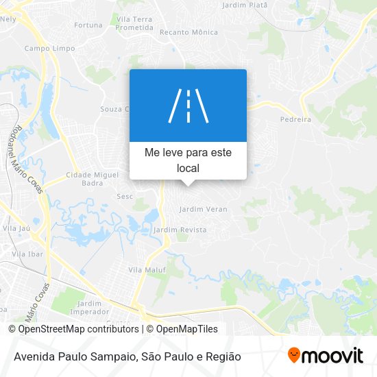 Avenida Paulo Sampaio mapa