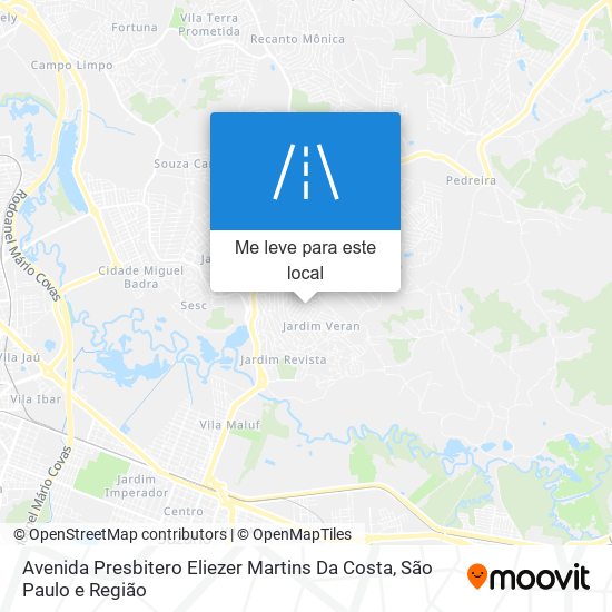 Avenida Presbitero Eliezer Martins Da Costa mapa