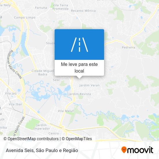 Avenida Seis mapa