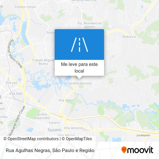 Rua Agulhas Negras mapa