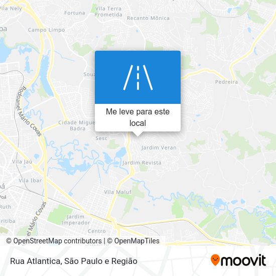 Rua Atlantica mapa