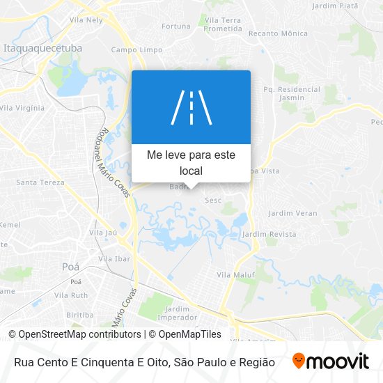 Rua Cento E Cinquenta E Oito mapa