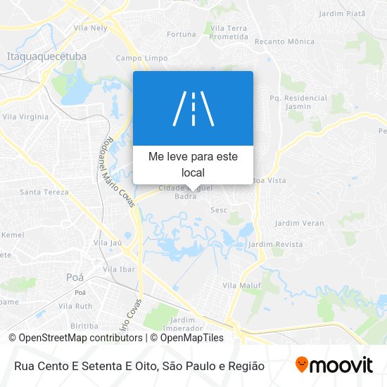 Rua Cento E Setenta E Oito mapa
