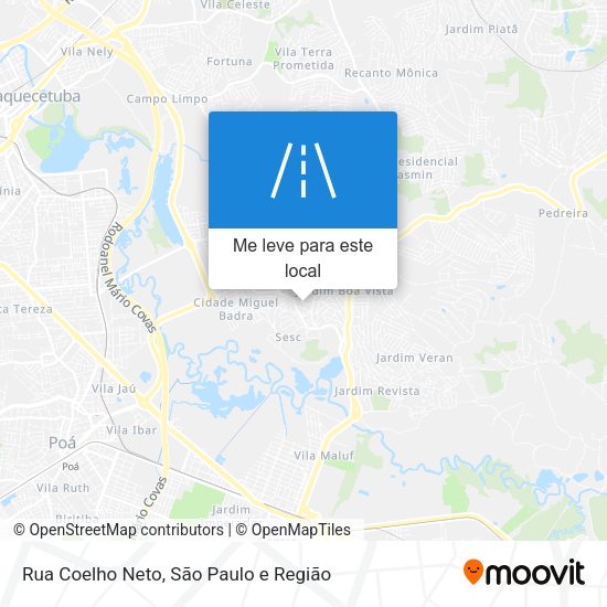 Rua Coelho Neto mapa