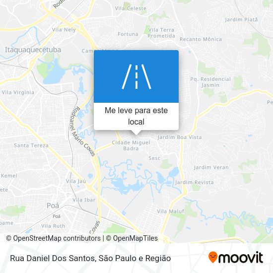 Rua Daniel Dos Santos mapa