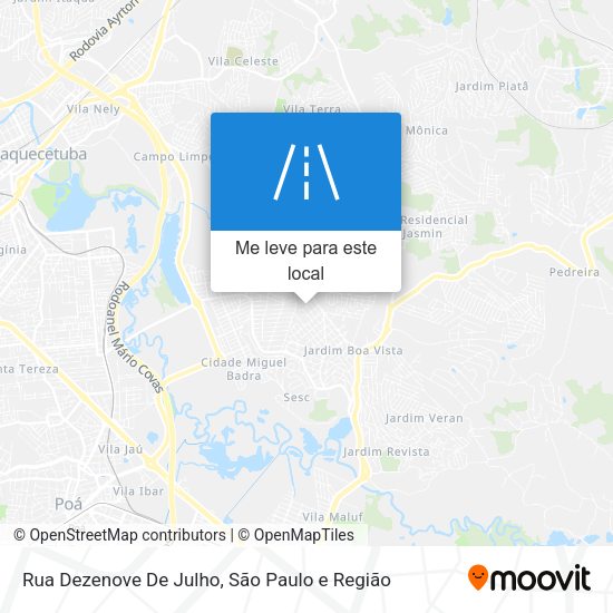 Rua Dezenove De Julho mapa