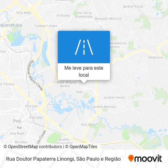 Rua Doutor Papaterra Linongi mapa