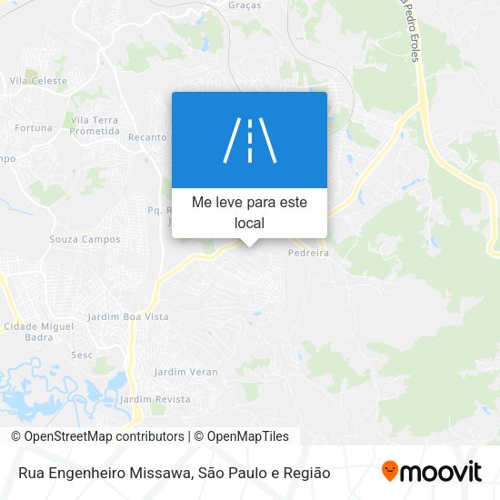Rua Engenheiro Missawa mapa