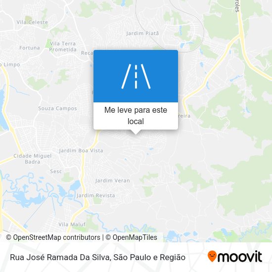 Rua José Ramada Da Silva mapa