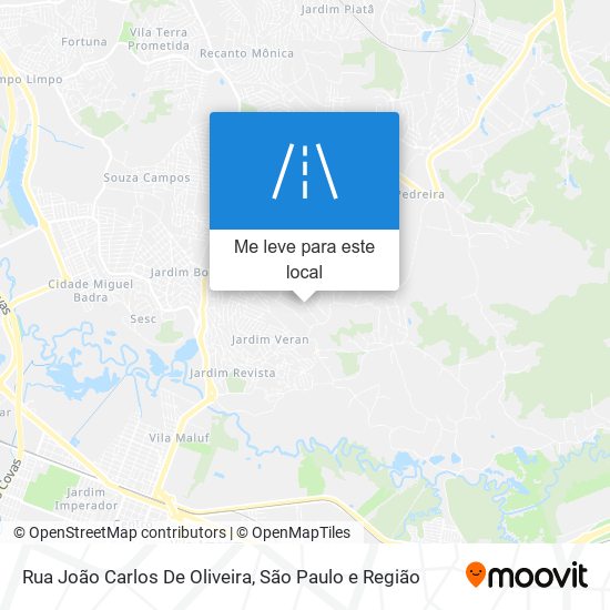 Rua João Carlos De Oliveira mapa