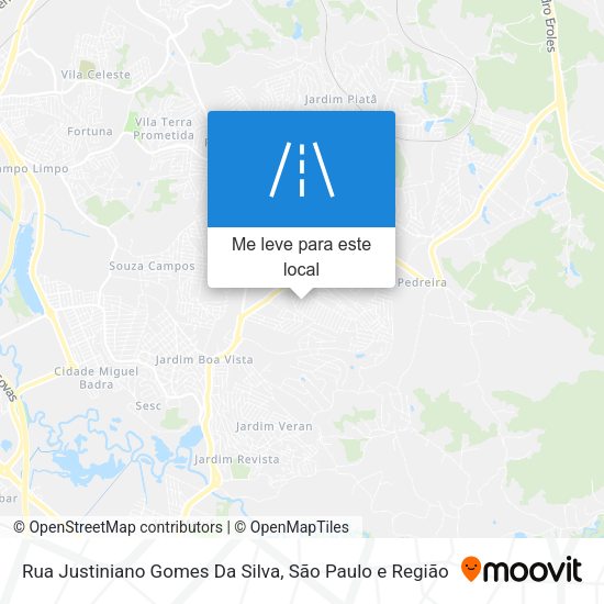 Rua Justiniano Gomes Da Silva mapa