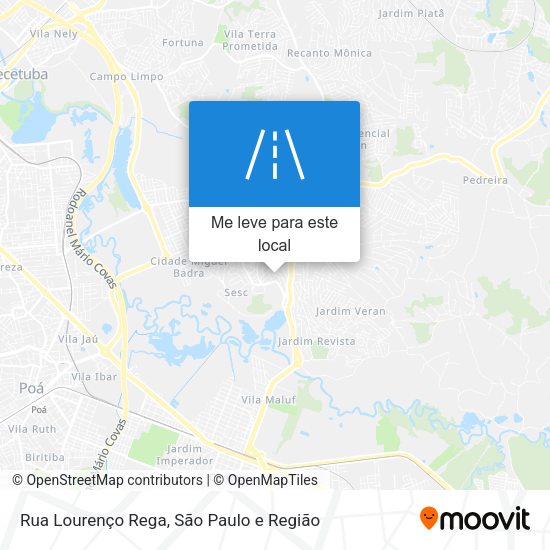Rua Lourenço Rega mapa