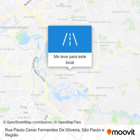 Rua Paulo Cesar Fernandes De Oliveira mapa