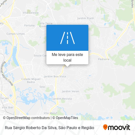 Rua Sérgio Roberto Da Silva mapa