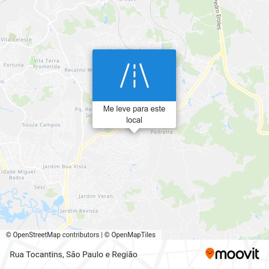 Rua Tocantins mapa