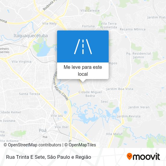 Rua Trinta E Sete mapa