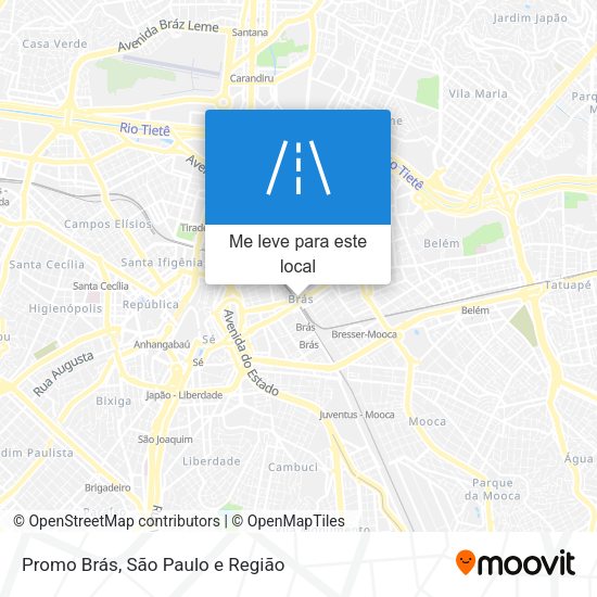 Promo Brás mapa