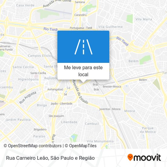 Rua Carneiro Leão mapa