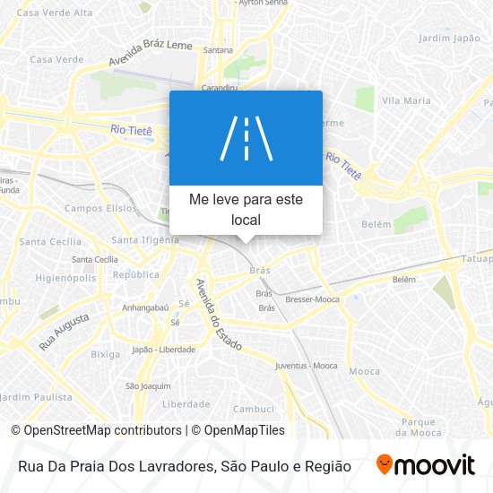 Rua Da Praia Dos Lavradores mapa