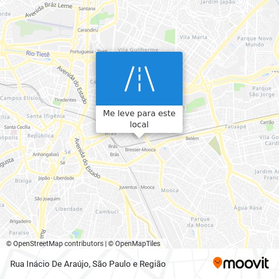 Rua Inácio De Araújo mapa