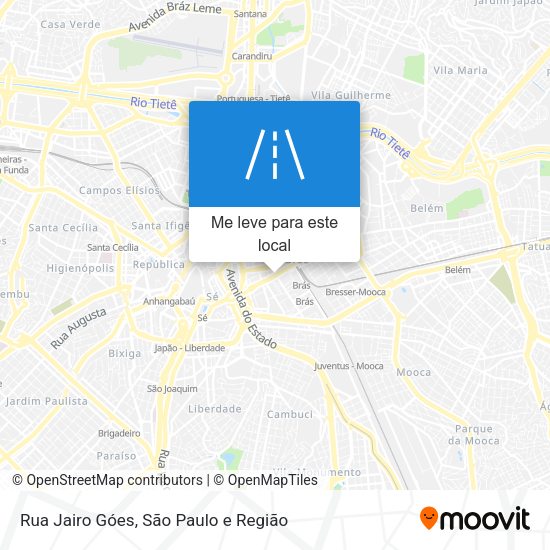 Rua Jairo Góes mapa