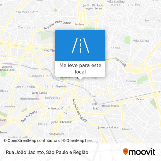 Rua João Jacinto mapa