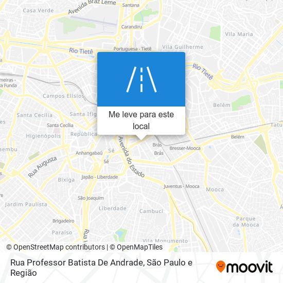 Rua Professor Batista De Andrade mapa