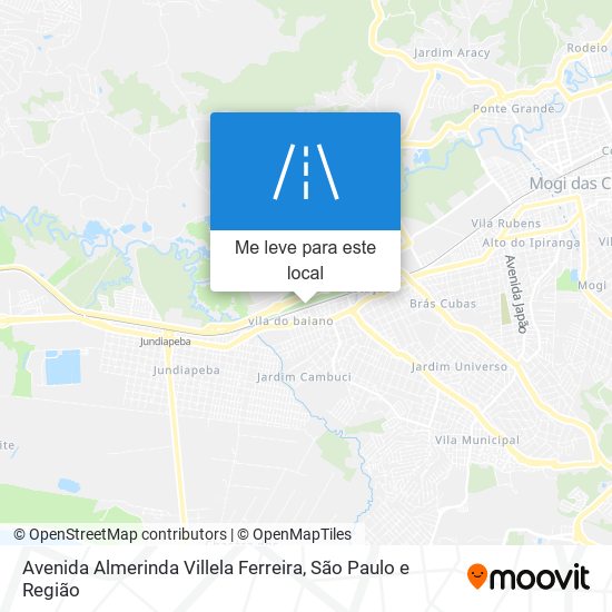 Avenida Almerinda Villela Ferreira mapa