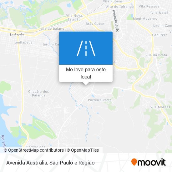 Avenida Austrália mapa